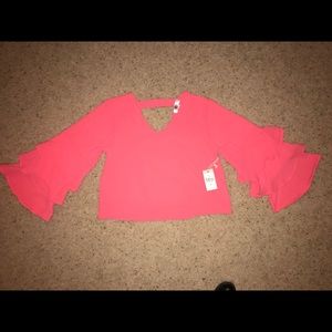 Boho Diva top with flare sleeves